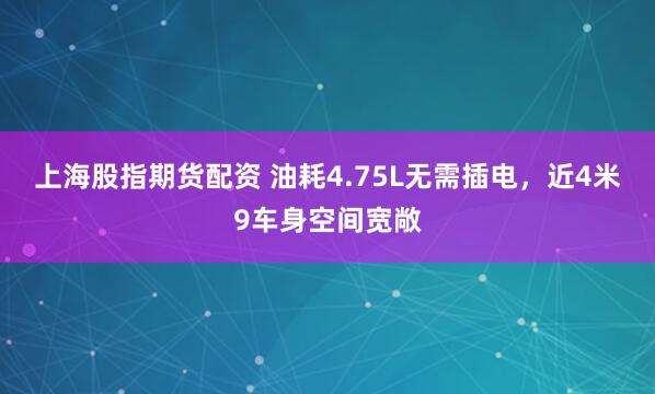 上海股指期货配资 油耗4.75L无需插电，近4米9车身空间宽敞